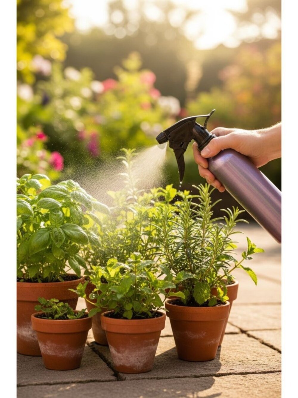 Purple Lavender Refillable Aluminum Spray Mister Pump Bottles 2 Pack Plant Beaut - Picture 2 of 9